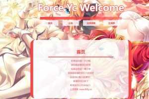 Force Yc 第六引导公告网页源码-云资源库