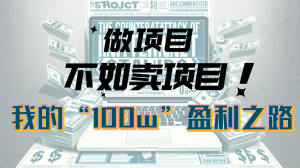 为什么做项目不如卖项目？我的100W+盈利之路-云资源库