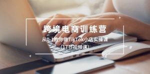 跨境电商训练营：从0-1教你做TikTok小店实操课（17节视频课）-云资源库