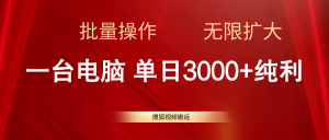 搜狐视频搬运，一台电脑单日3000+，批量操作，可无限扩大-云资源库