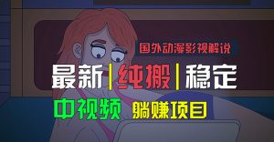 国外动漫影视解说，批量下载自动翻译，纯搬运稳定过原创，小白也能轻松…-云资源库