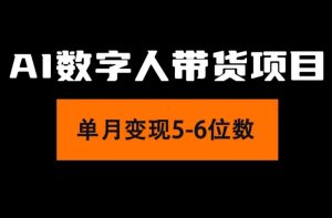 2024年Ai数字人带货，小白就可以轻松上手，真正实现月入过万的项目-云资源库