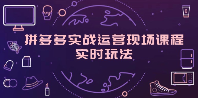 拼多多实战运营现场课程，实时玩法，爆款打造，选品、规则解析-云资源库