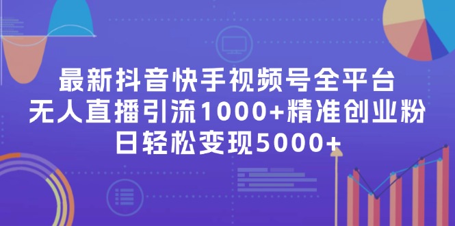 最新抖音快手视频号全平台无人直播引流1000+精准创业粉，日轻松变现5000+-云资源库