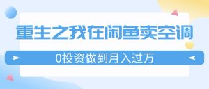 重生之我在闲鱼卖空调，0投资做到月入过万，迎娶白富美，走上人生巅峰-云资源库