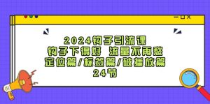 2024钩子·引流课：钩子下得好 流量不再愁，定位篇/标签篇/破播放篇/24节-云资源库