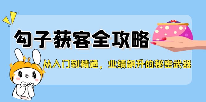 从入门到精通，勾子获客全攻略，业绩飙升的秘密武器-云资源库