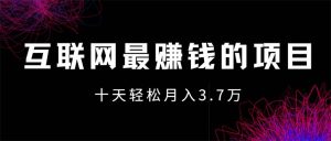 互联网最赚钱的项目没有之一，轻松月入7万+，团队最新项目-云资源库