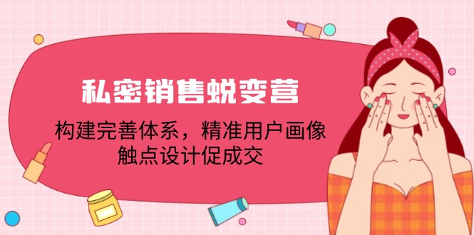 私密销售蜕变营：构建完善体系，精准用户画像，触点设计促成交-云资源库