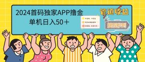 2024首码零撸聚合APP，单机日入50＋，提现秒审核秒到账-云资源库