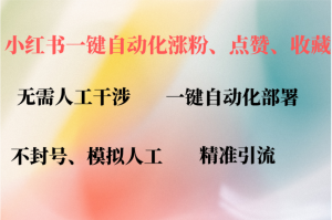 小红书自动评论、点赞、关注，一键自动化插件提升账号活跃度，助您快速…-云资源库